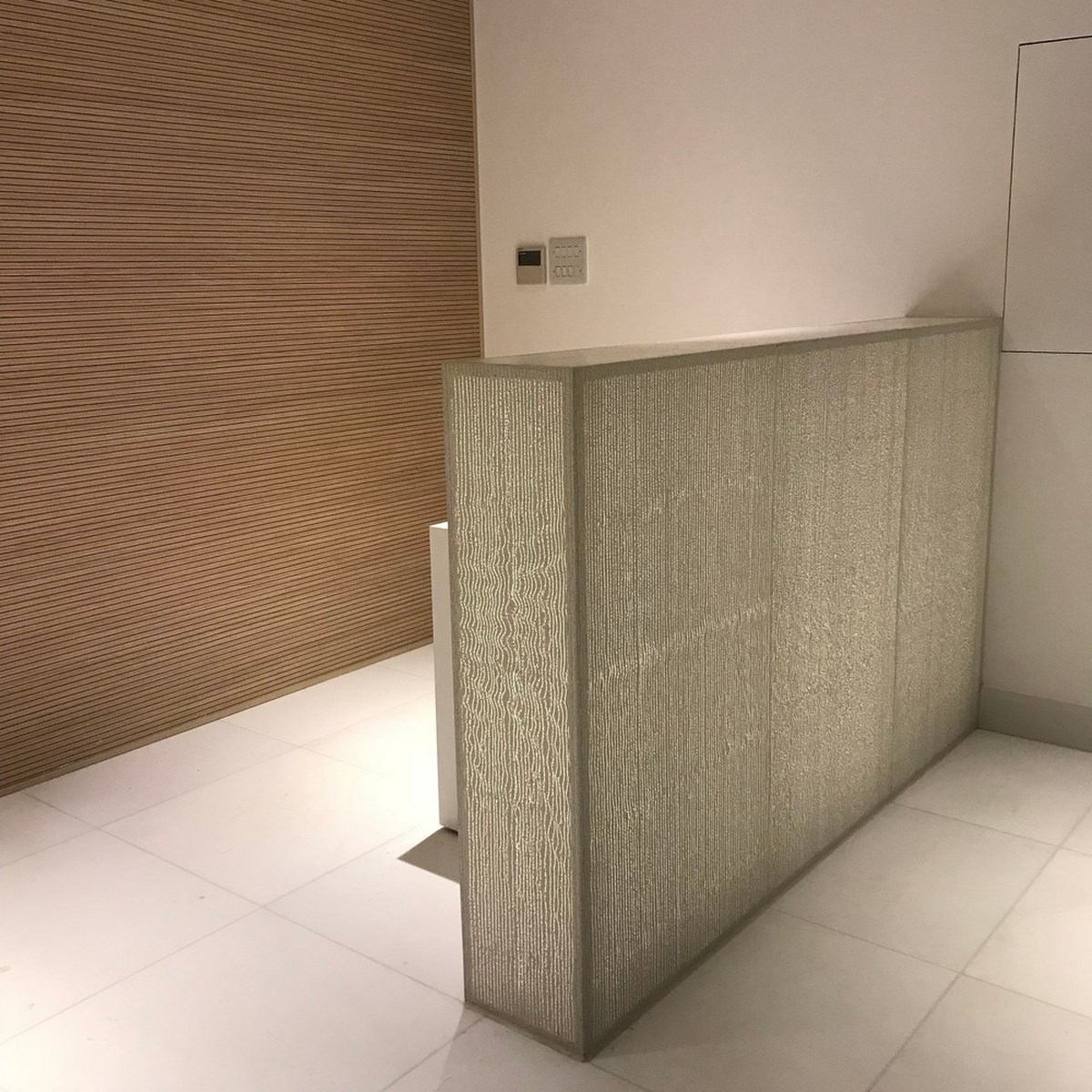 Hormigón traslúcido en el edificio de Capital Bank